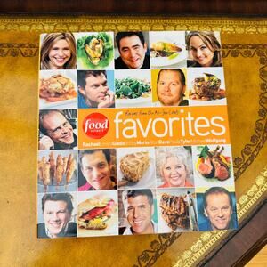 Vintage 2005 Food Network Favorites Cookbook Recipes Cooking Hardcover Cook Book